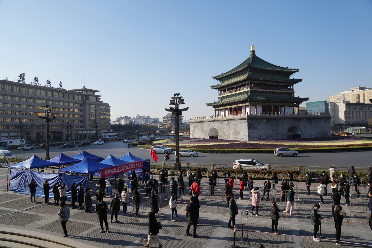 China tells 13 million Xi’an residents to stay at home after mass testing finds 127 COVID cases