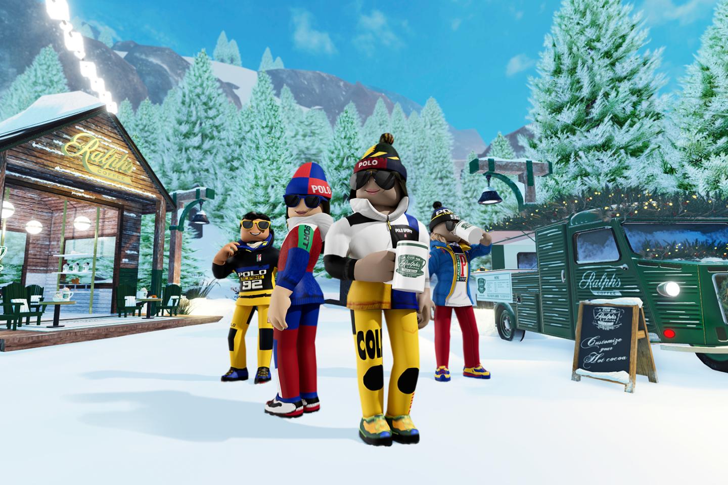 Ralph Lauren's Winter Escape metaverse
