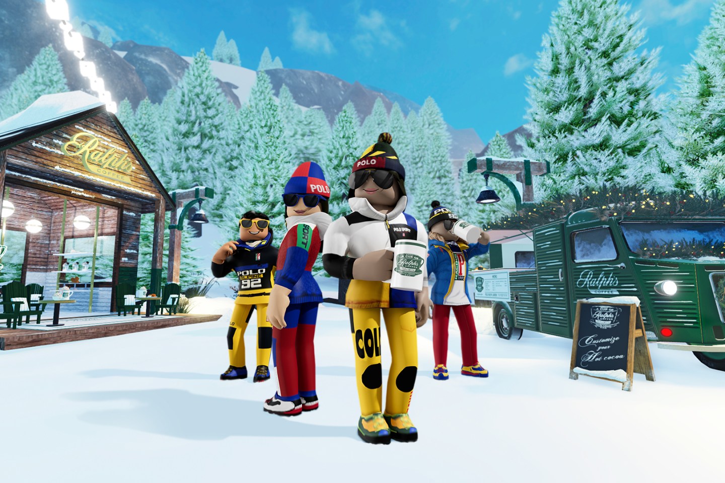 Ralph Lauren's Winter Escape metaverse