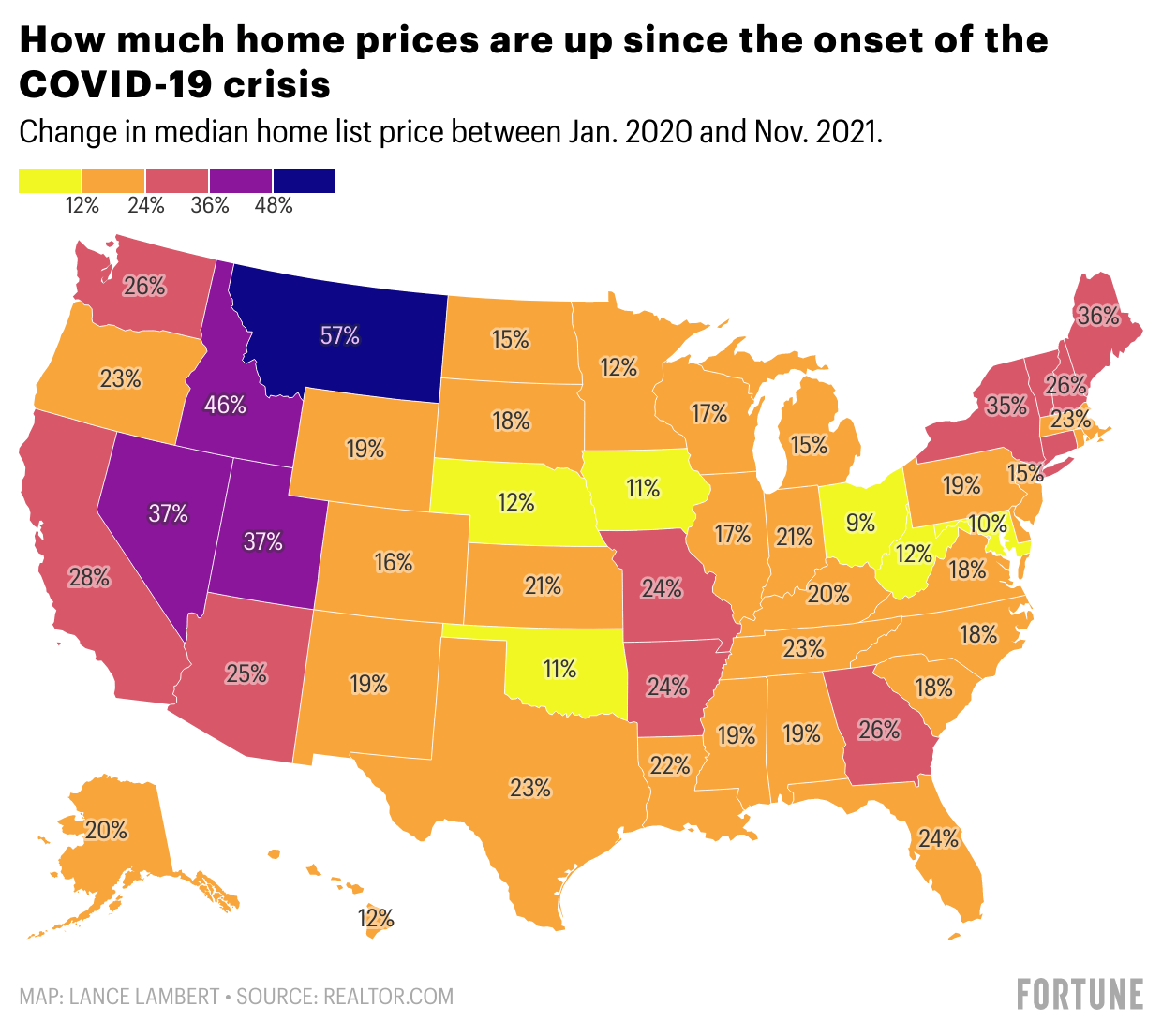 Homeowners struck gold during the pandemic—here’s the breakdown in every state
