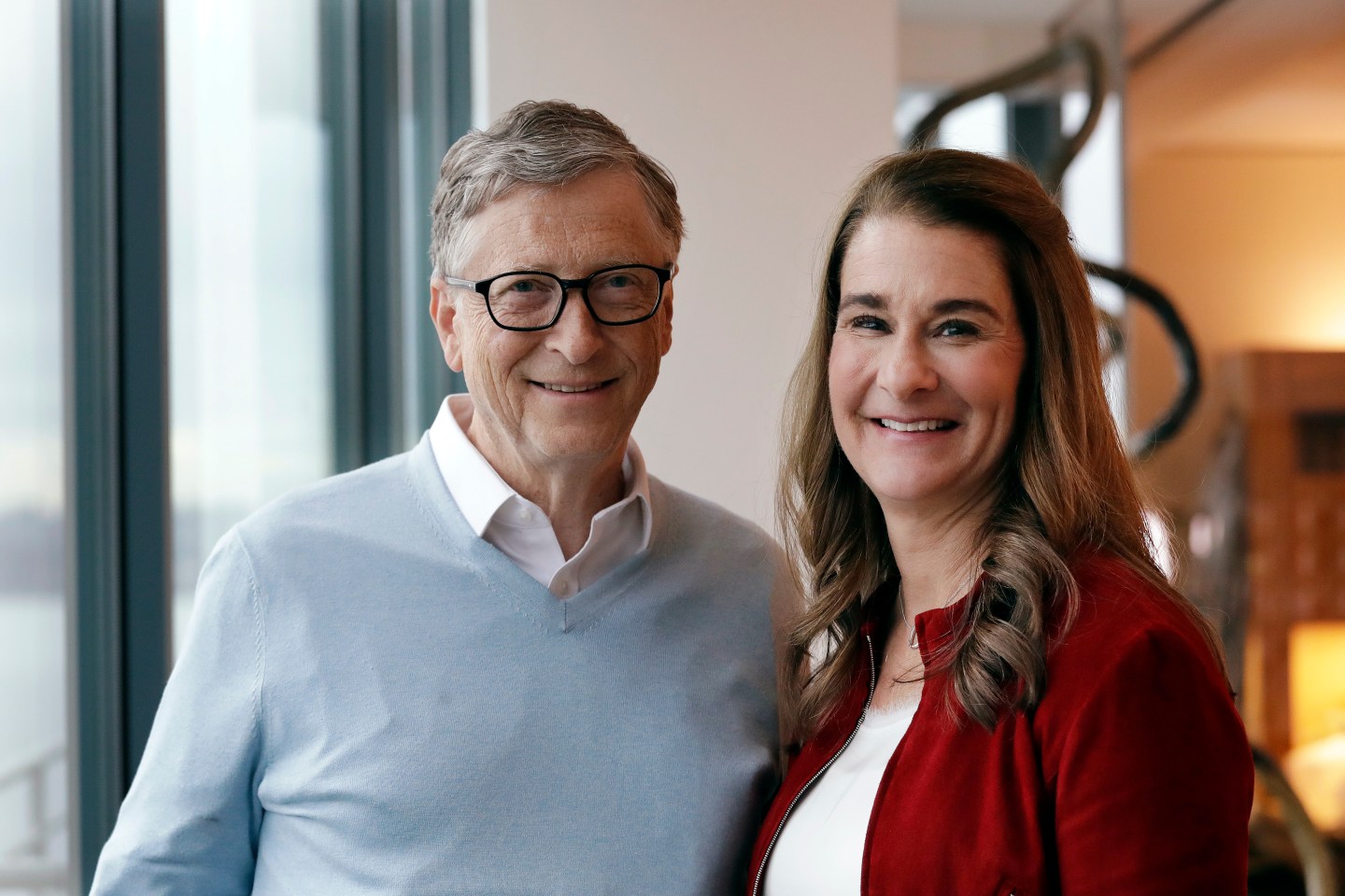 Bill Gates and Melinda French Gates