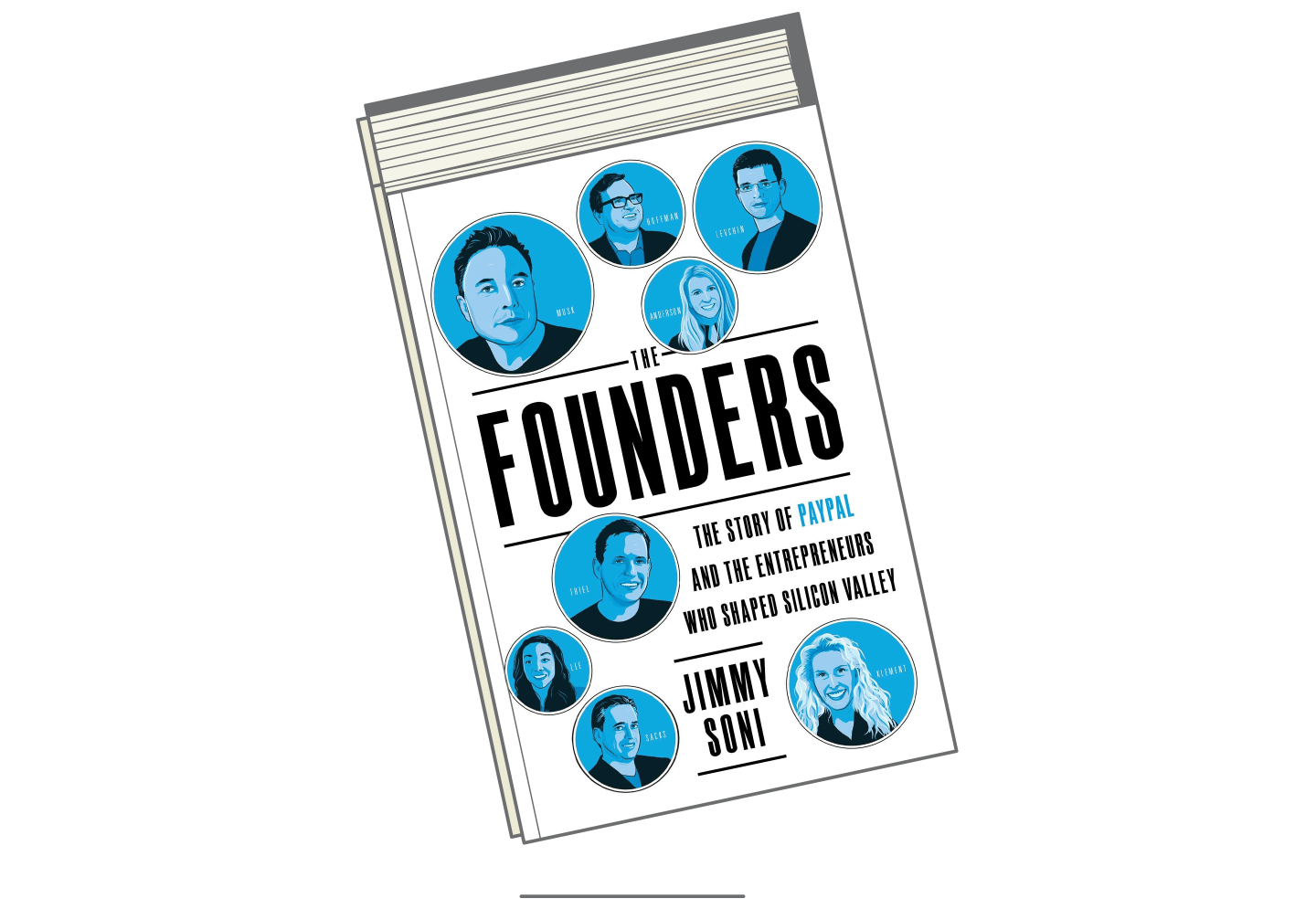 boook cover of the founders