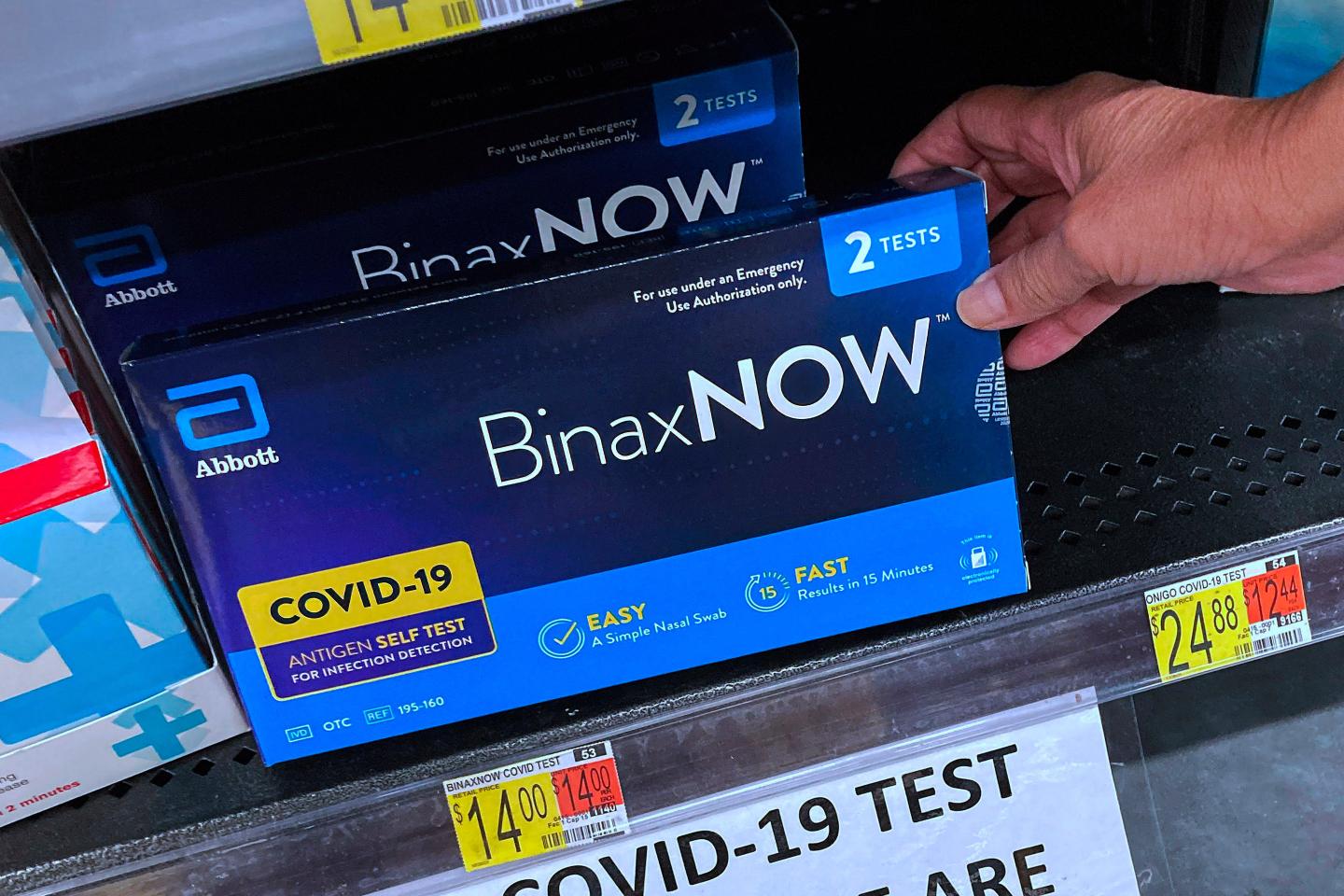 COVID-19 rapid test kits