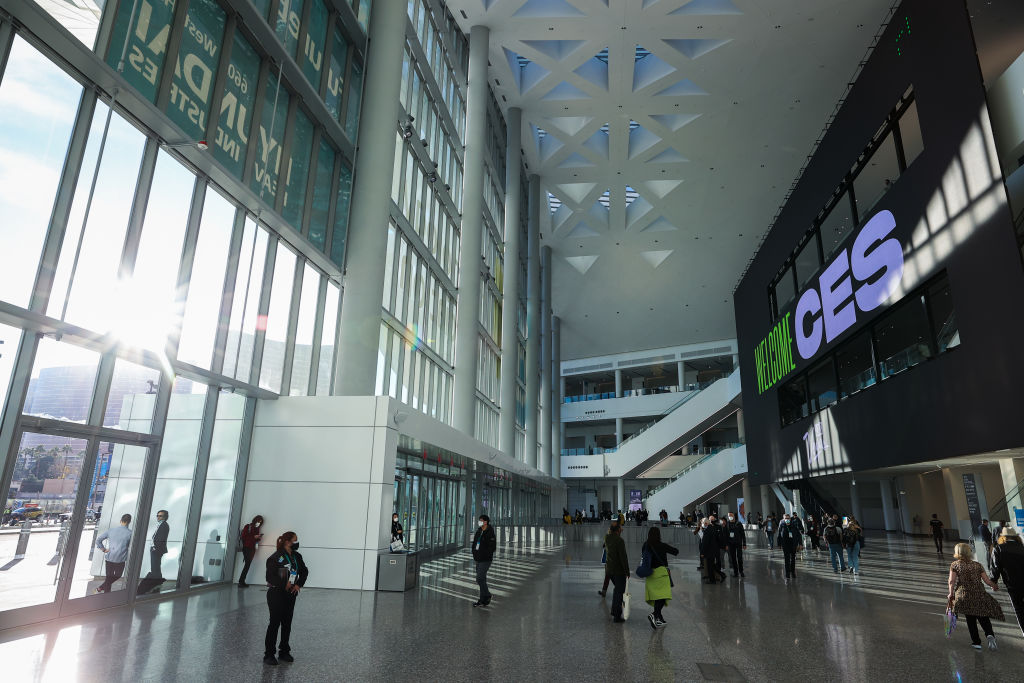 An inside view of the Las Vegas Convention Center.