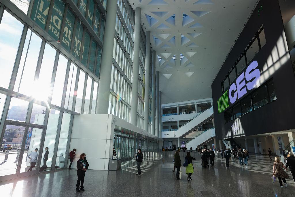 An inside view of the Las Vegas Convention Center.