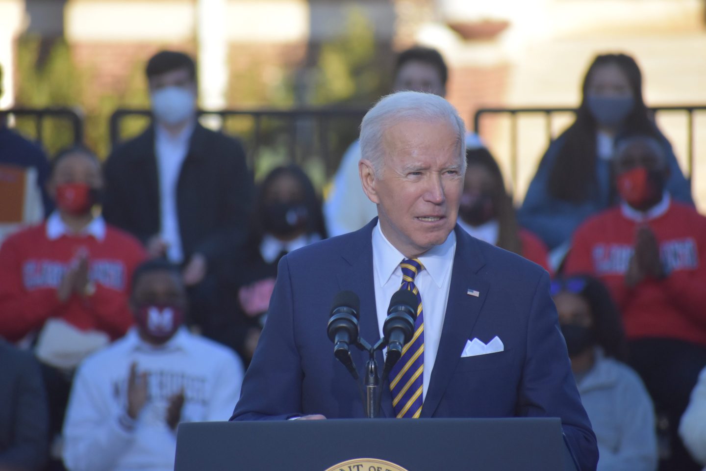 President Joe Biden spoke about the urgent need to pass legislation to protect voting rights during a speech in Atlanta on Jan. 11.