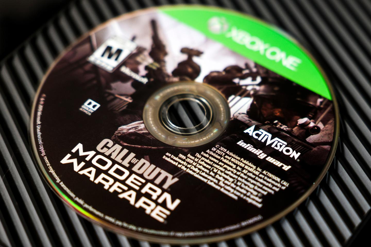 Activision Blizzard's Call of Duty: Modern Warfare video game arranged in Denver, Colorado, U.S., on Tuesday, Jan. 18, 2022.