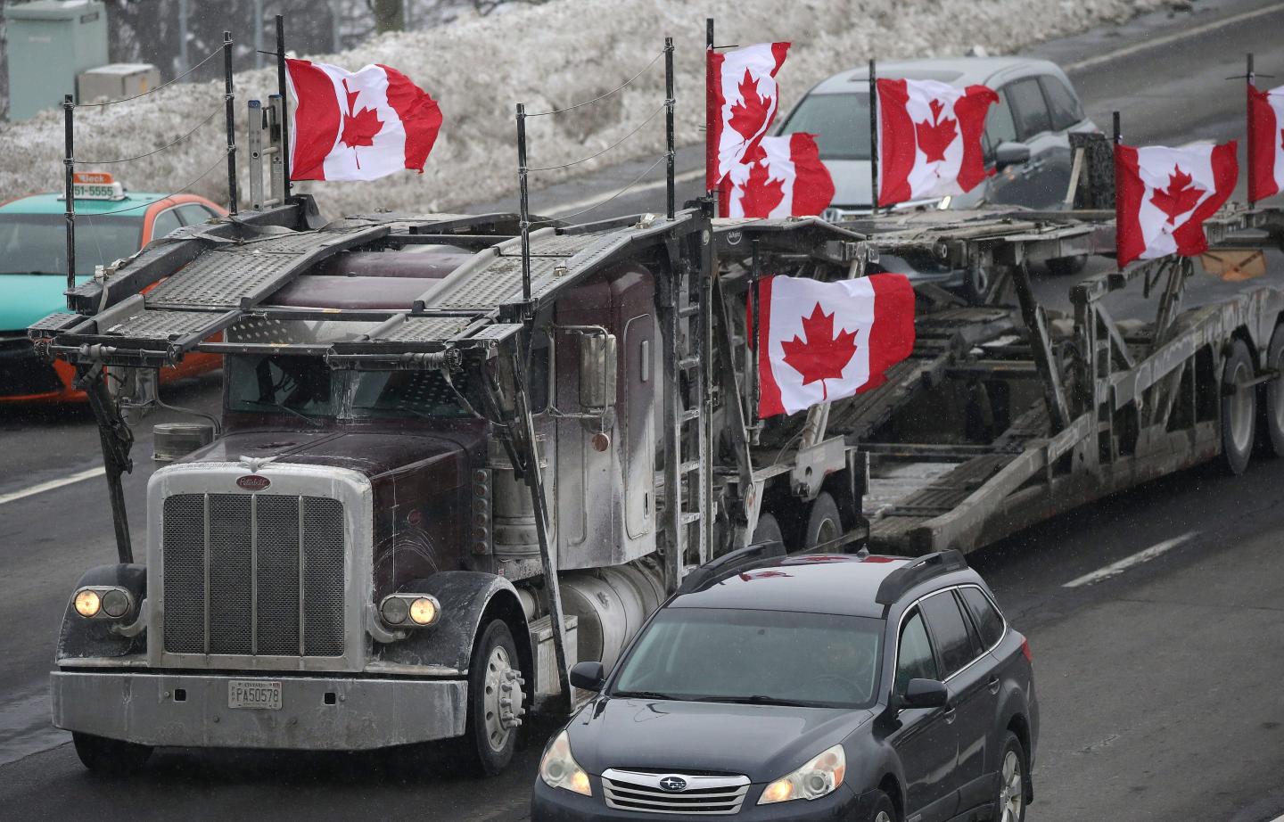 Elon Musk tweets support for the ‘freedom convoy’ of truckers protesting Canada’s vaccine mandates