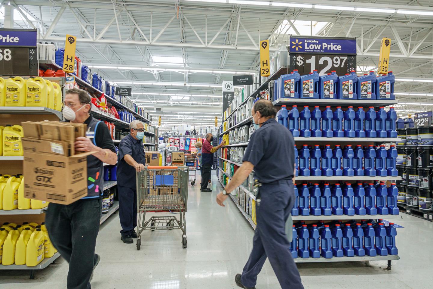 Walmart employees