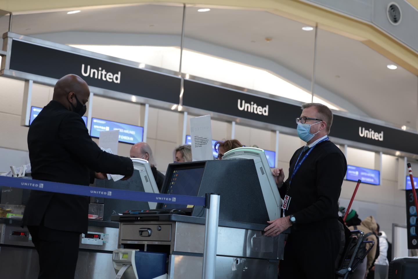 United Airlines workers.
