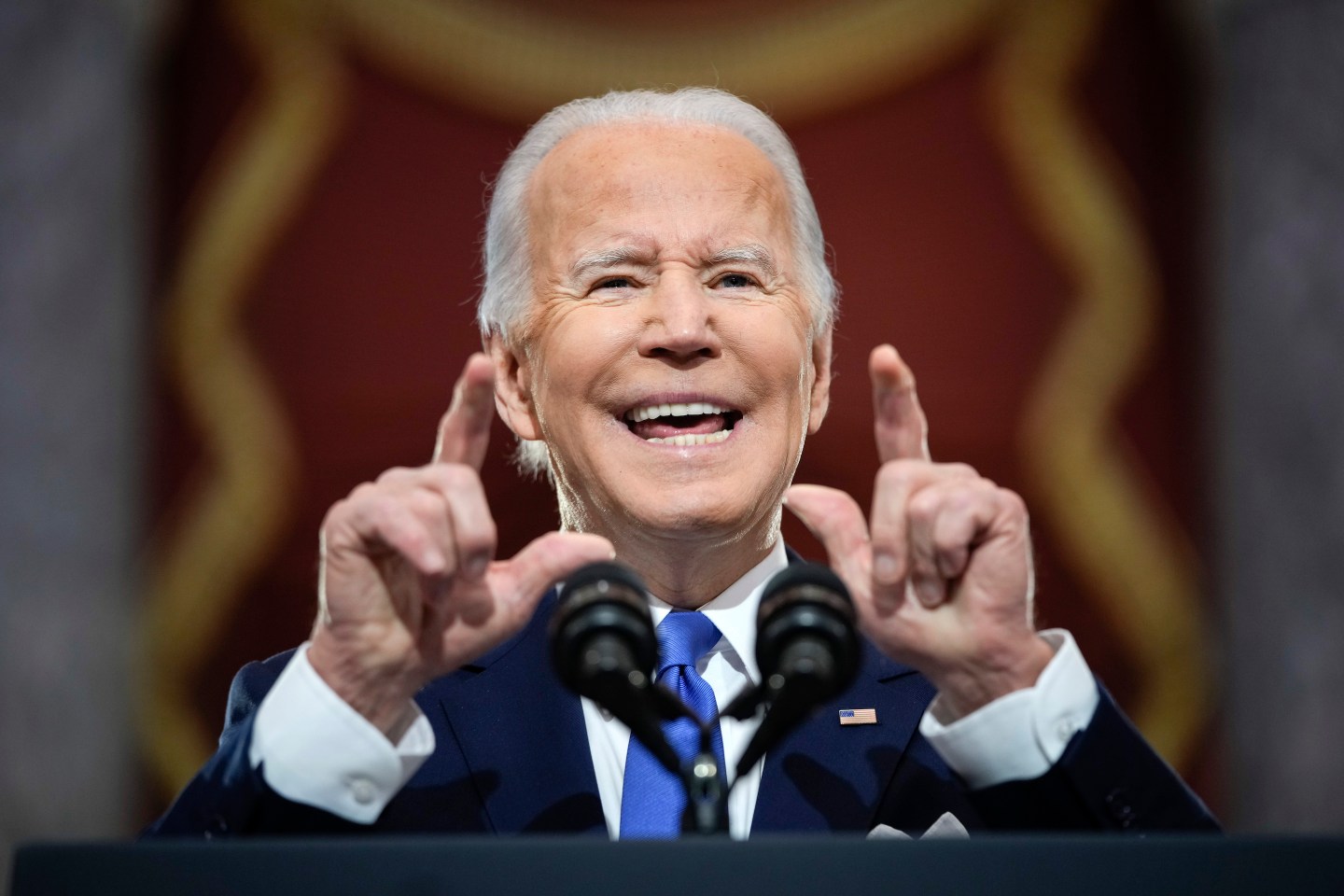 President Joe Biden delivers speech