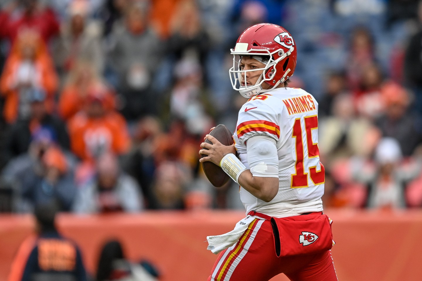 Patrick Mahomes of the Kansas City Chiefs