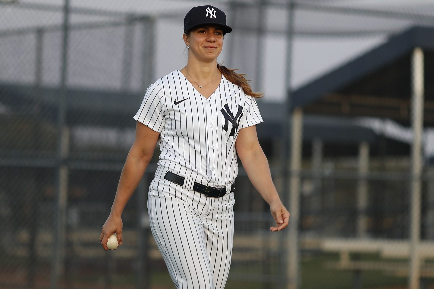 Rachel Balkovec at Yankees Training Camp