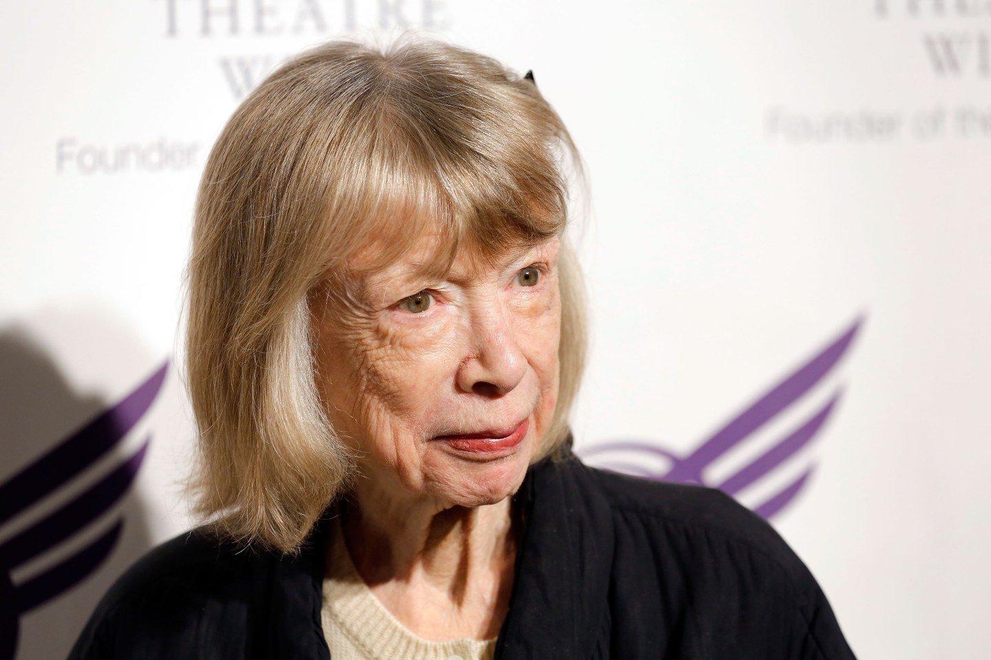 Joan Didion attends The American Theatre Wing's 2012 Annual Gala at The Plaza Hotel on September 24, 2012 in New York City.