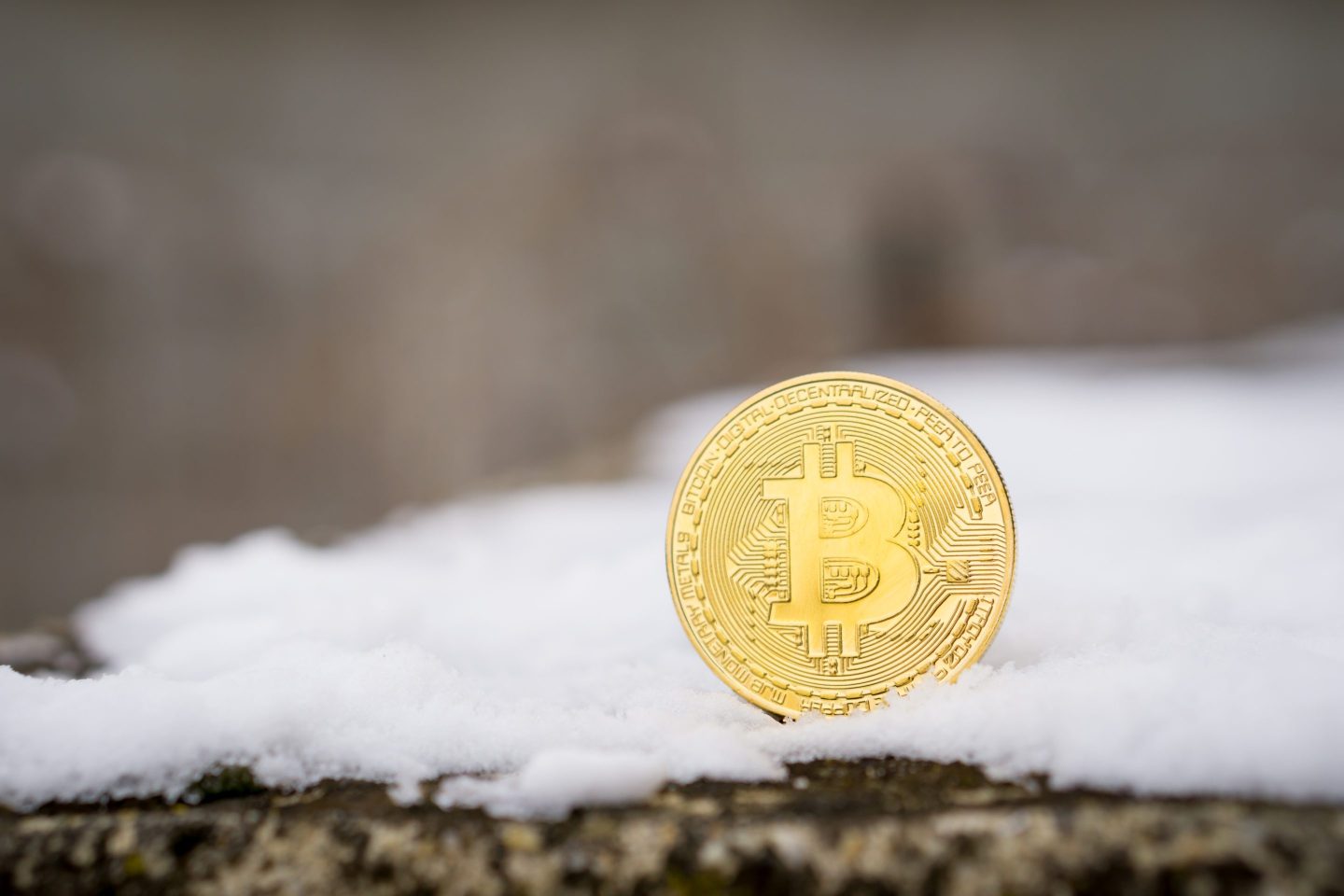 Bitcoin in the snow