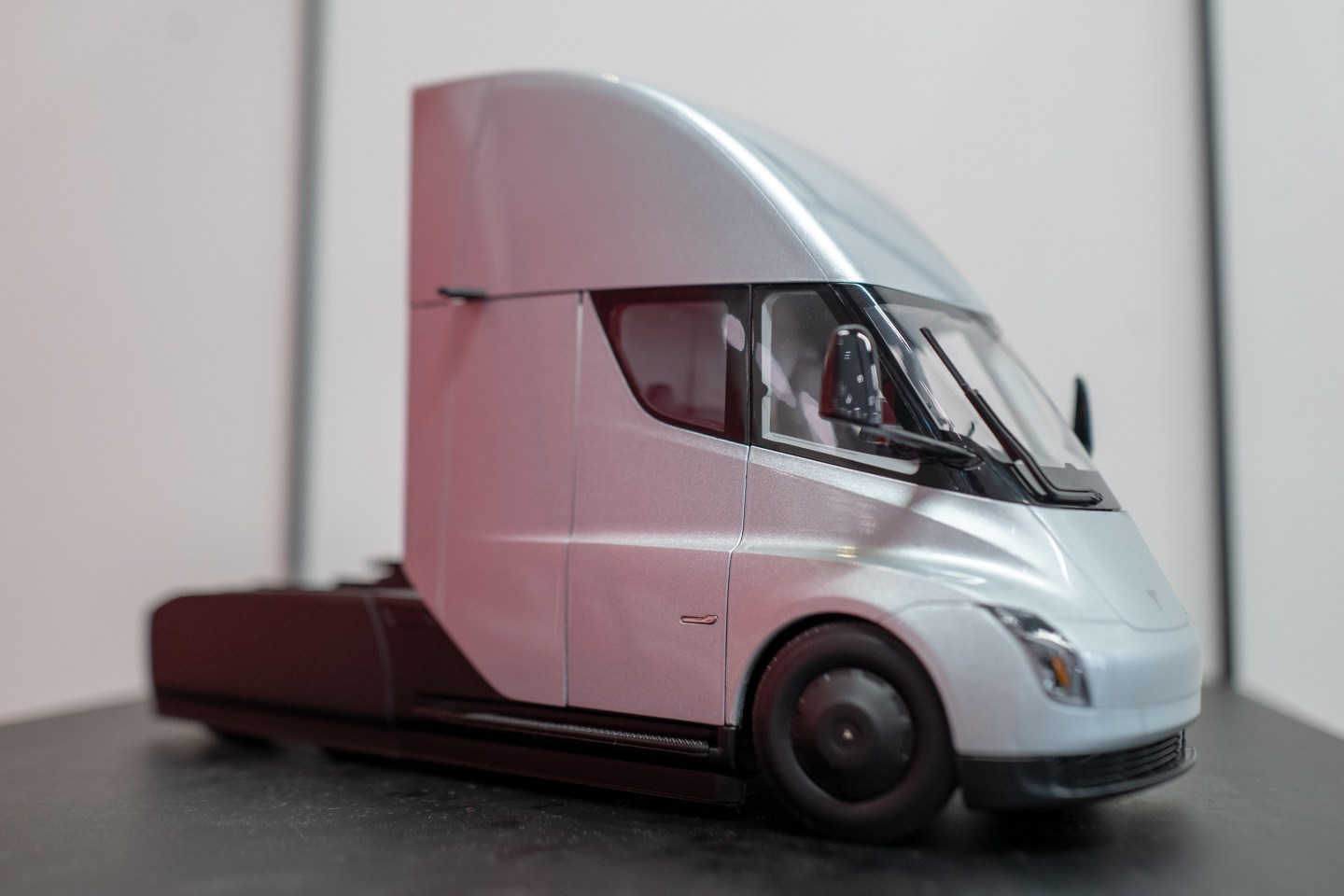 A model of a Tesla truck