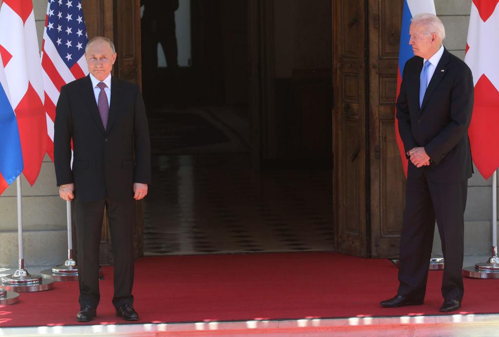 Joe Biden and Vladimir Putin