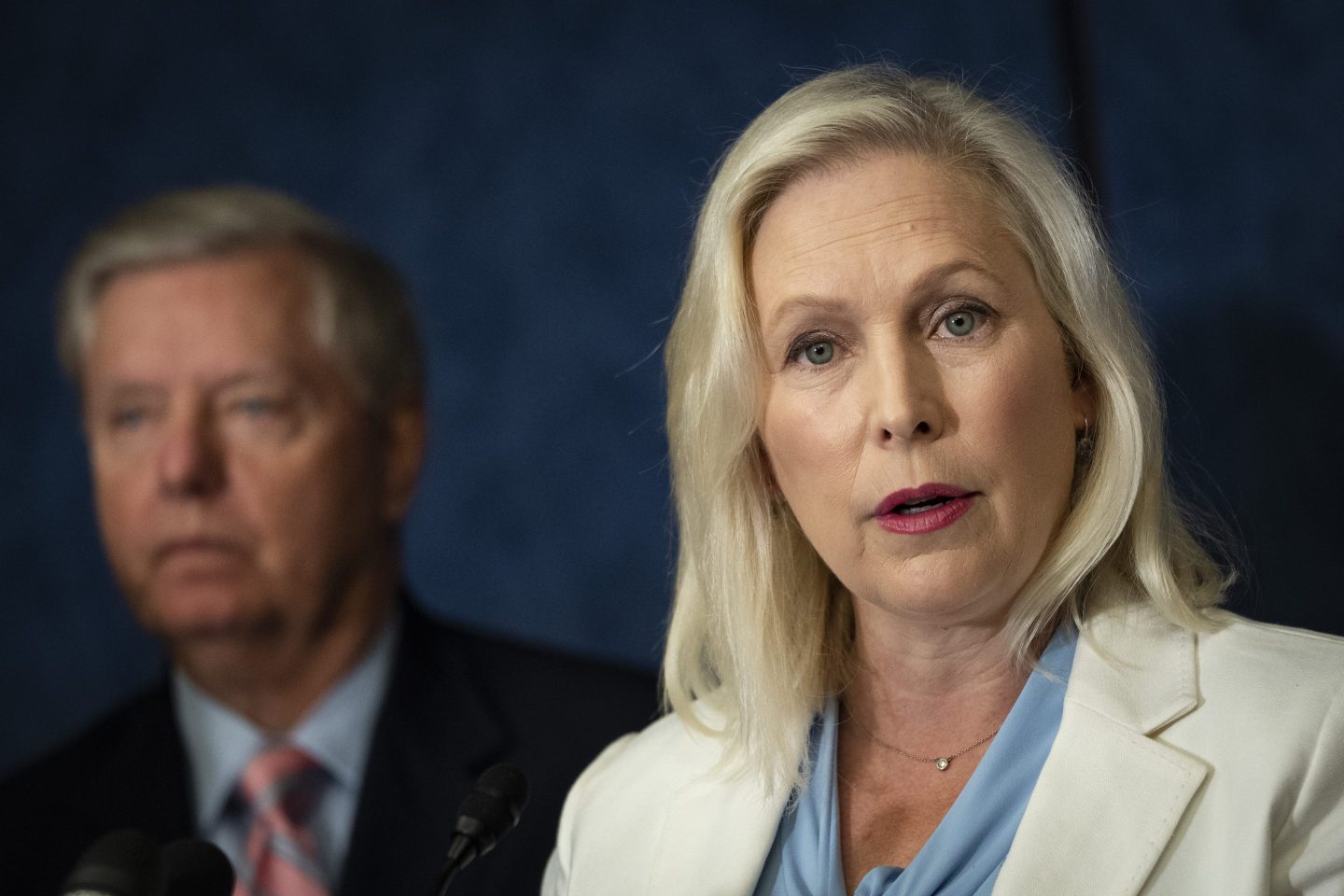 Senators Lindsey Graham and Kirsten Gillibrand