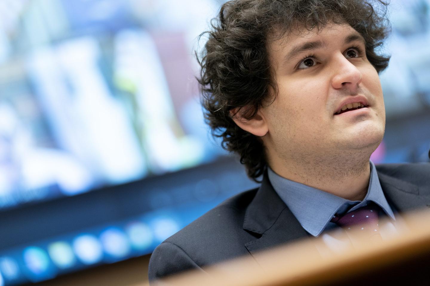 Sam Bankman-Fried, chief executive officer of FTX Cryptocurrency Derivatives Exchange, speaks during a House Financial Services Committee hearing in Washington, D.C., U.S., on Dec. 8, 2021.