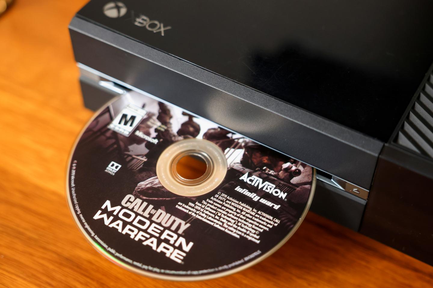 Microsoft's Xbox One video game console and Activision Blizzard's Call of Duty