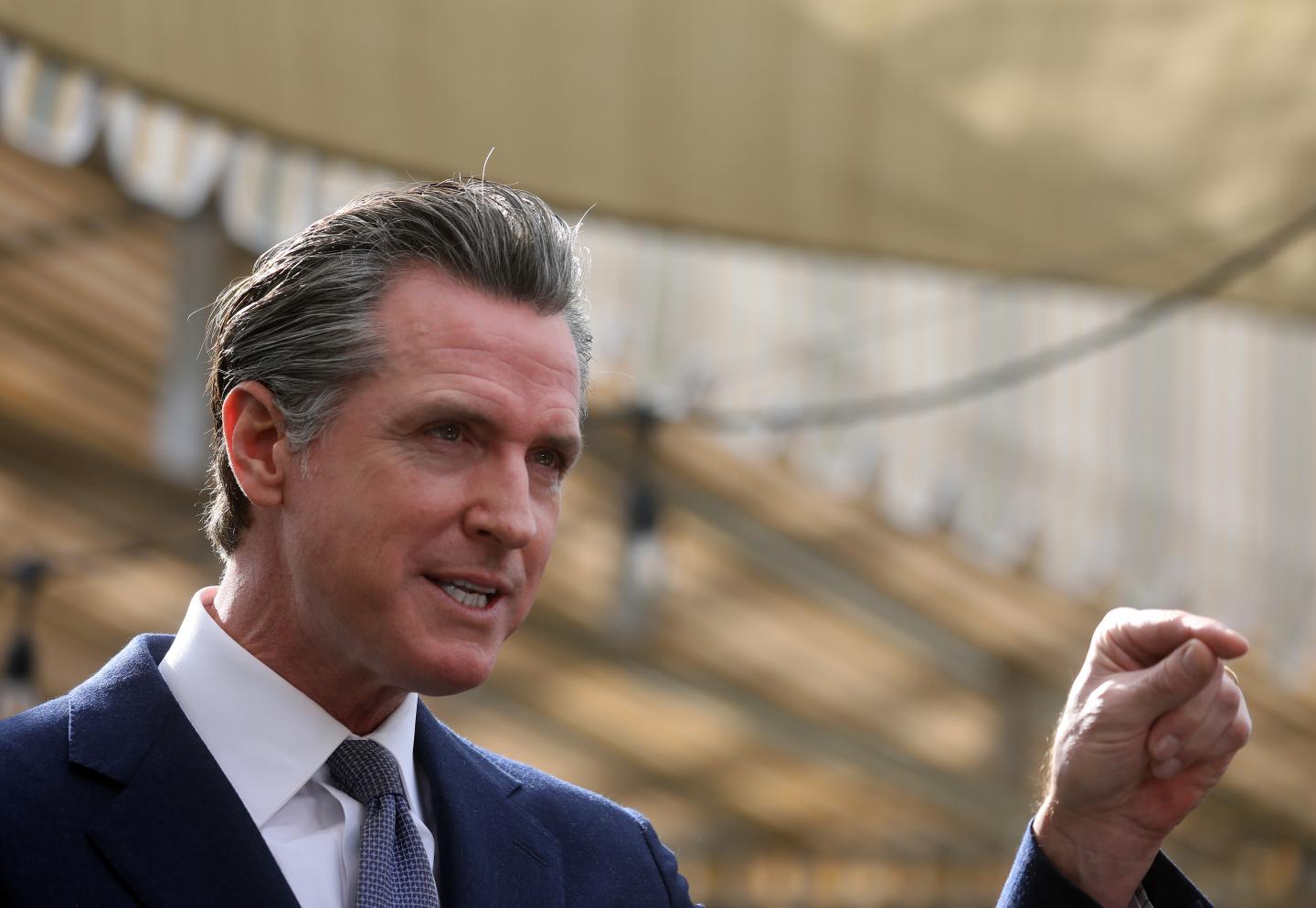 California Governor Gavin Newsome.