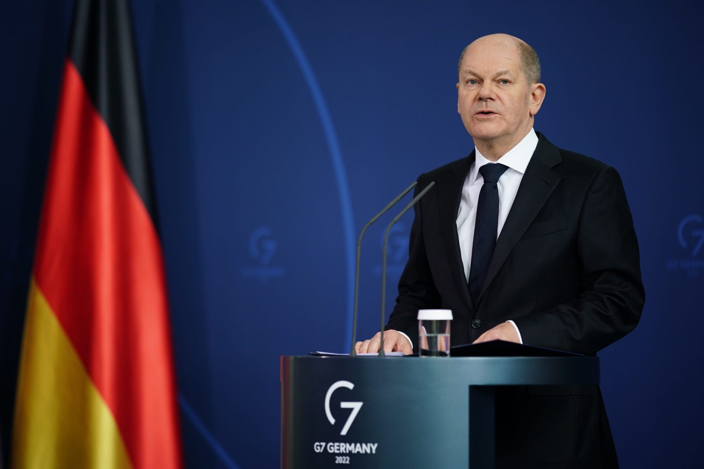 German Chancellor Olaf Scholz