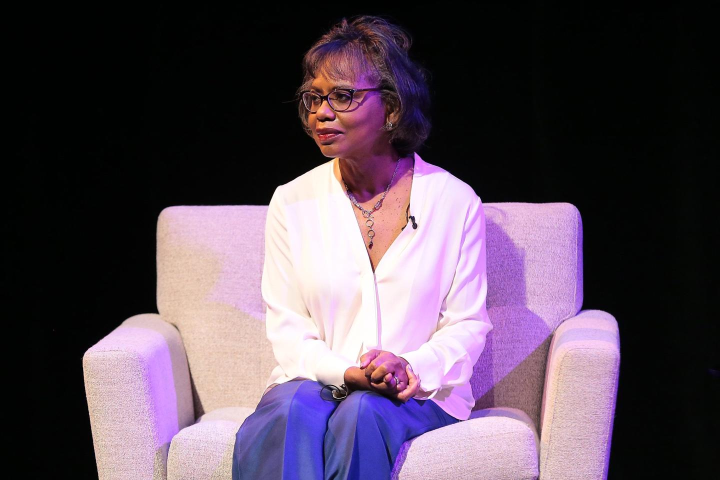 Anita Hill at an event in Los Angeles in 2021