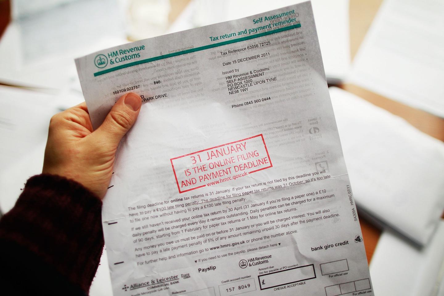 Tax Return Reminder Letters