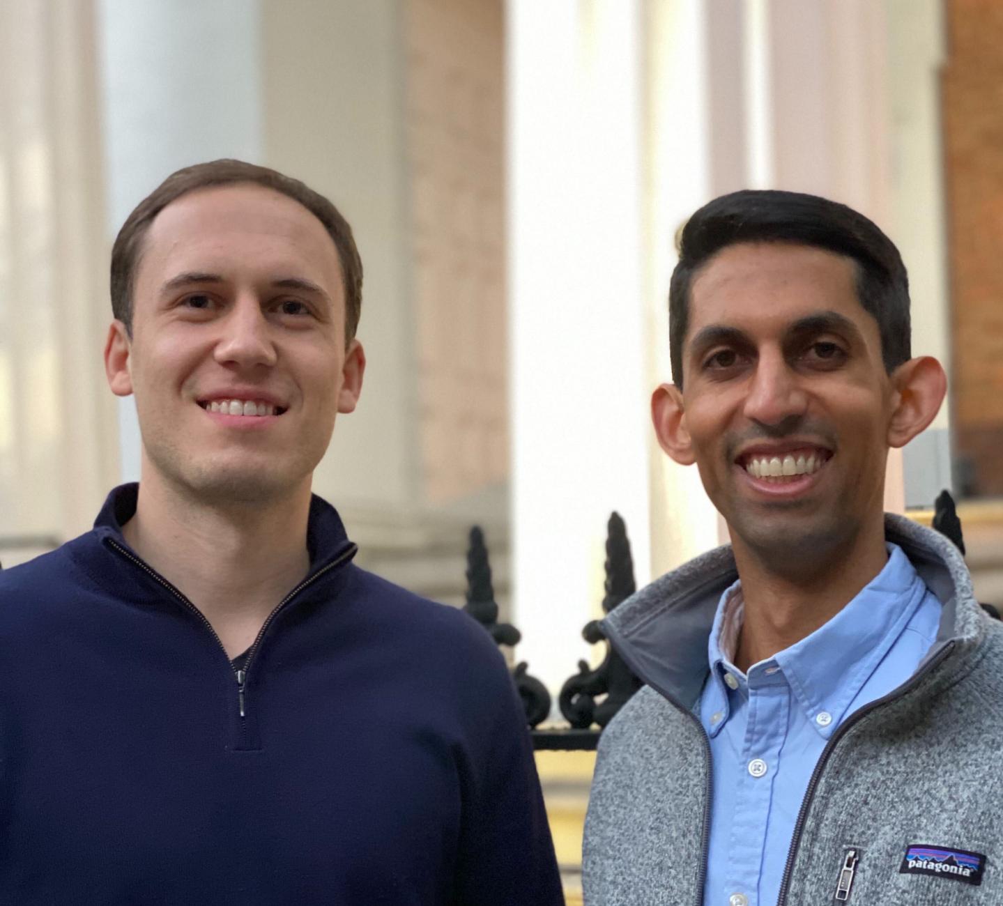 Grata co-founders Andrew Bocskocsky, left, and Nevin Raj, plan to use the influx of capital to further build out their technology.