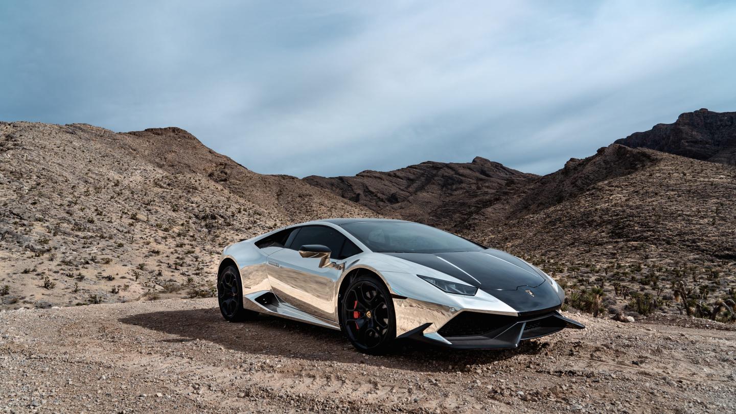 Lamborghini Huracan before it was destroyed