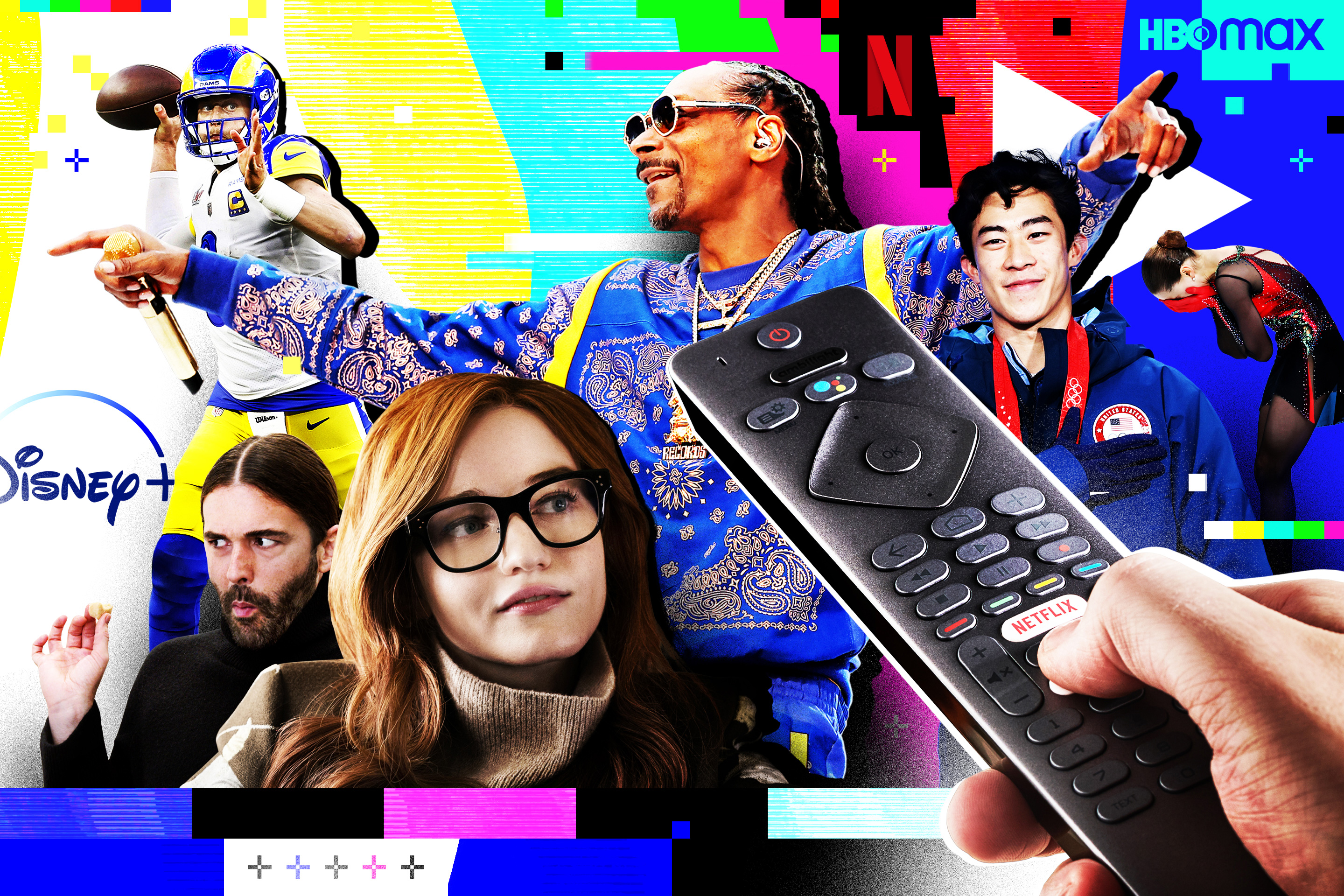 Viewer using remote scrolling through most-watched television shows and events