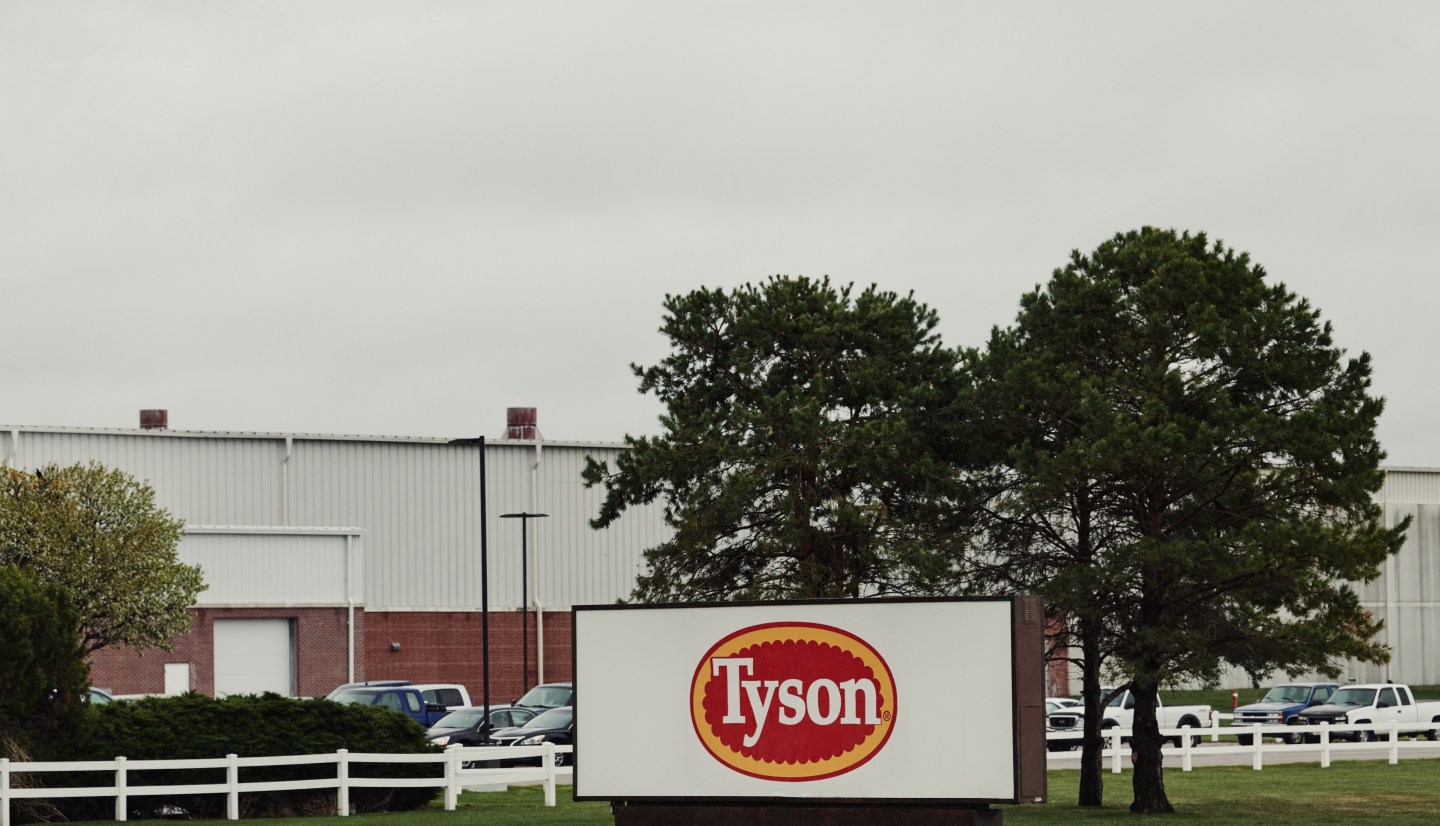 A Tyson Foods Inc. facility stands in Lexington, Nebraska, U.S., on Friday, April 24, 2020. Nebraska businesses that have laid off workers during the coronavirus crisis could be forced to repay tax credits and other incentives they have received through the state’s main business-incentive program, the state Department of Revenue said. Photographer: Dan Brouillette/Bloomberg