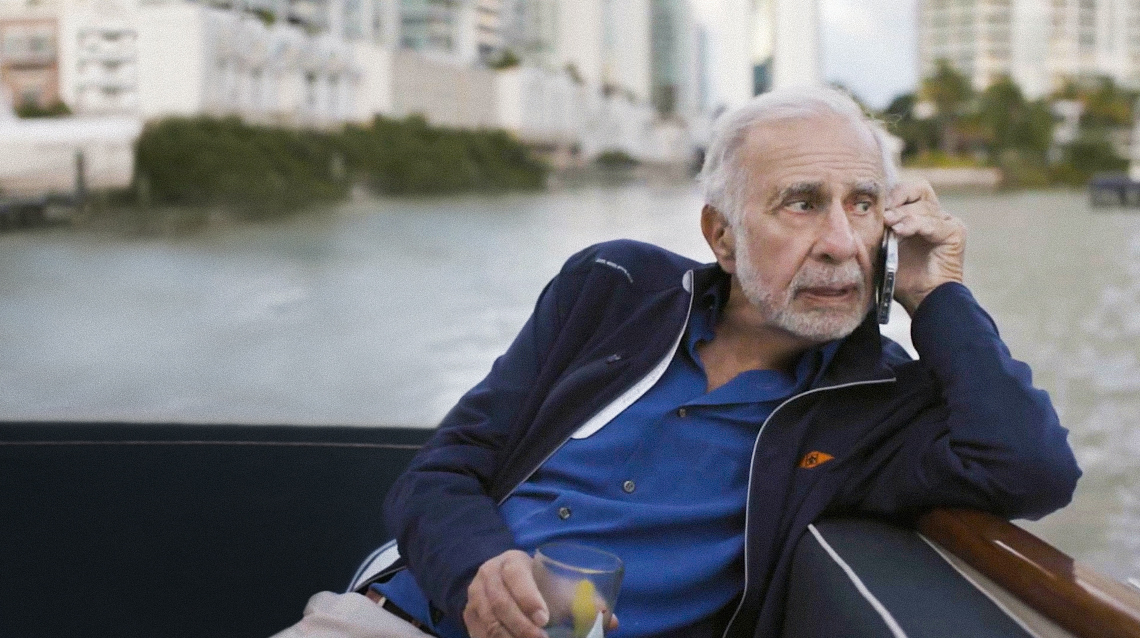 Carl Icahn in Miami, FL.
