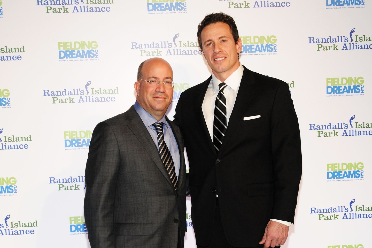 Jeff Zucker and Chris Cuomo in 2014