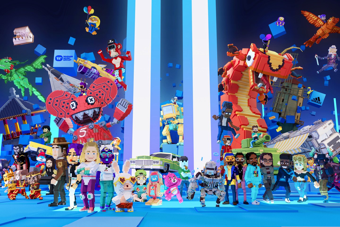 Inside the metaverse platform known as the Sandbox