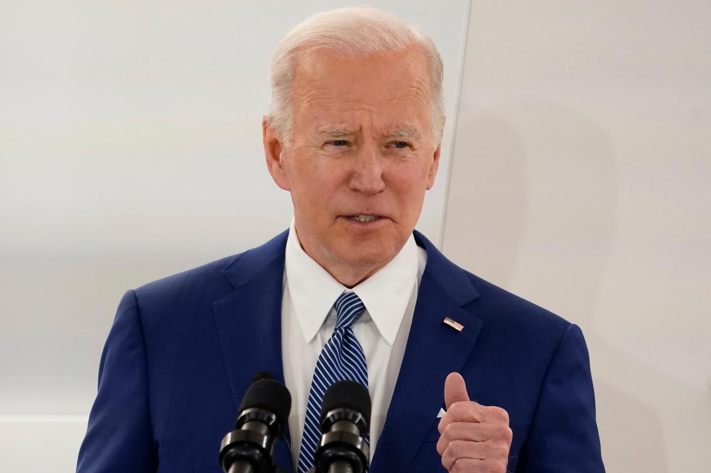 Joe Biden talking
