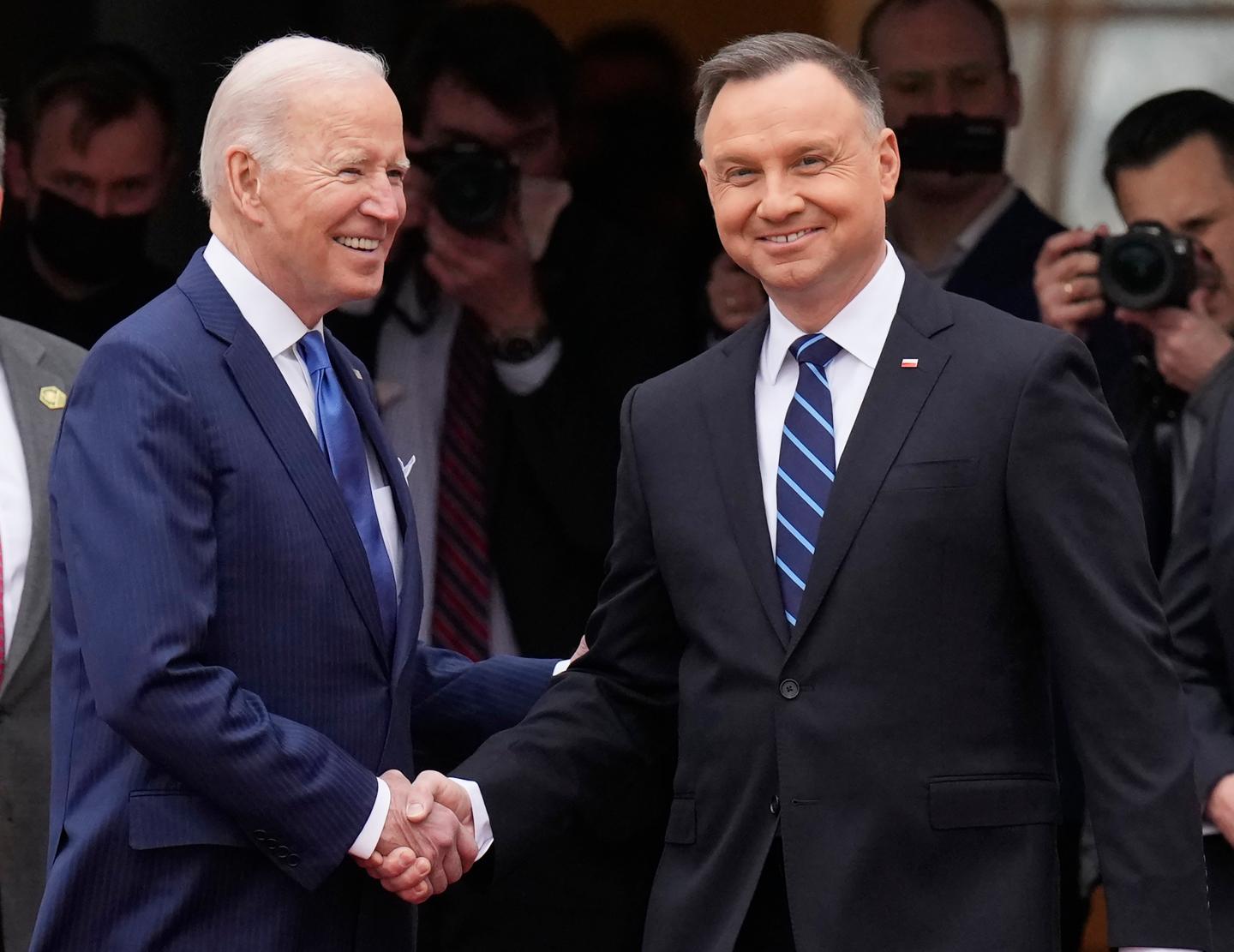 ‘Your freedom is ours’: Biden affirms allegiance to Poland