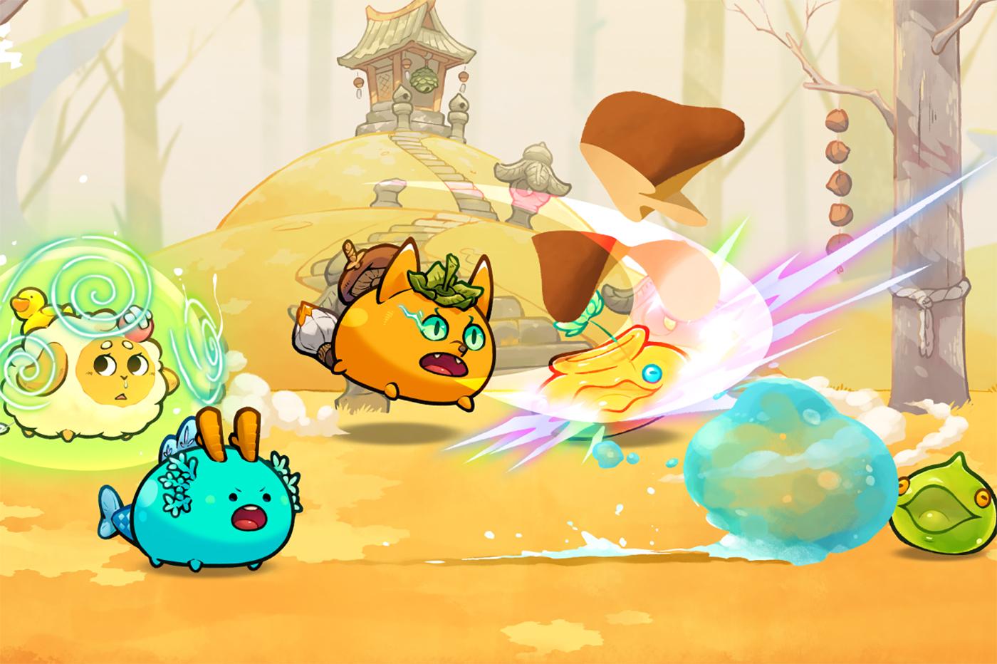 Screenshot of Axie Infinity game