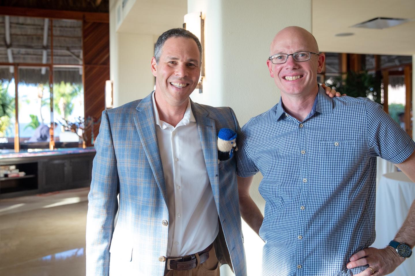 Aha! CEO Brian de Haaff, left, and CTO Chris Waters chose to fund their third business without venture capital or private equity money.