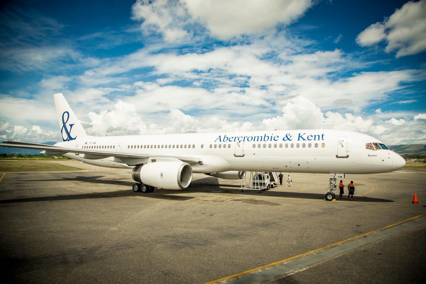 Inside luxury tour operator Abercrombie & Kent’s first-class remodel of an entire Boeing 757 aircraft
