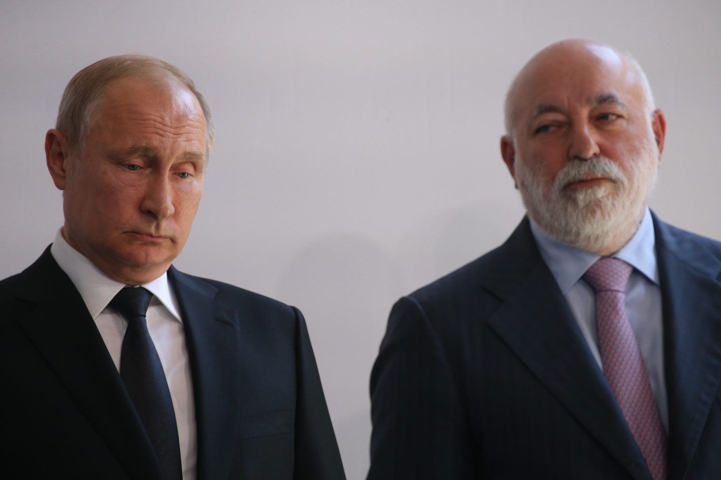 Vladimir Putin and Viktor Vekselberg