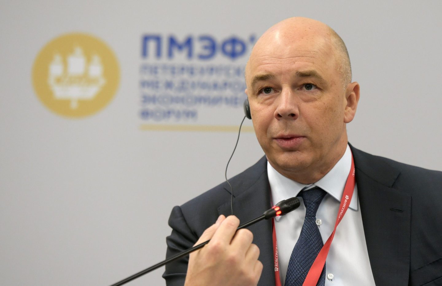 Russian Finance Minister Anton Siluanov