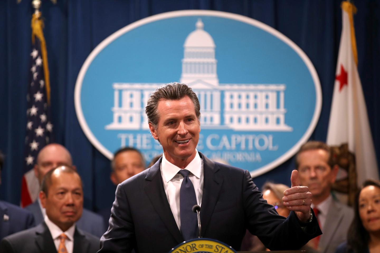 California Governor Gavin Newsom
