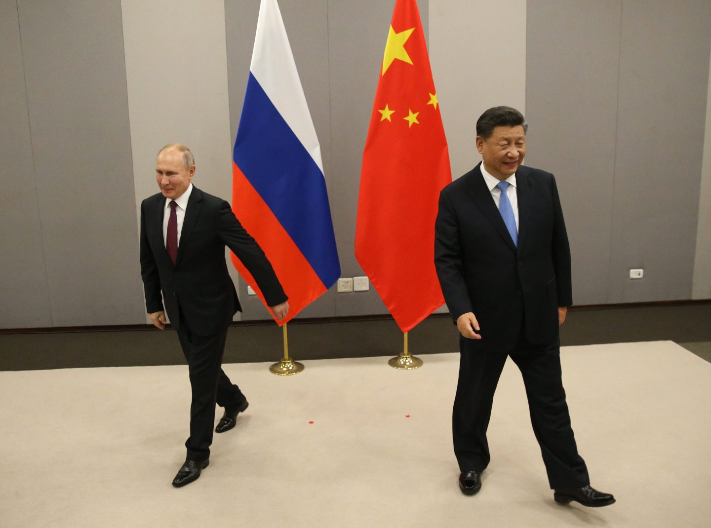 Russian President Vladimir Putin and Chinese President Xi Jinping