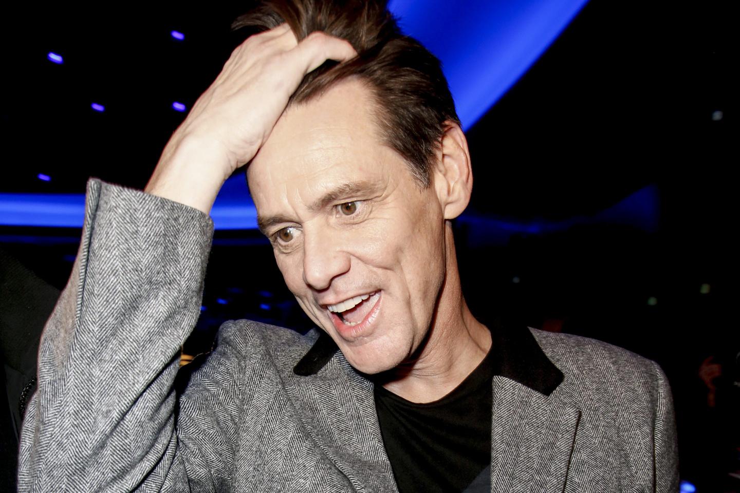 US actor Jim Carrey portrait