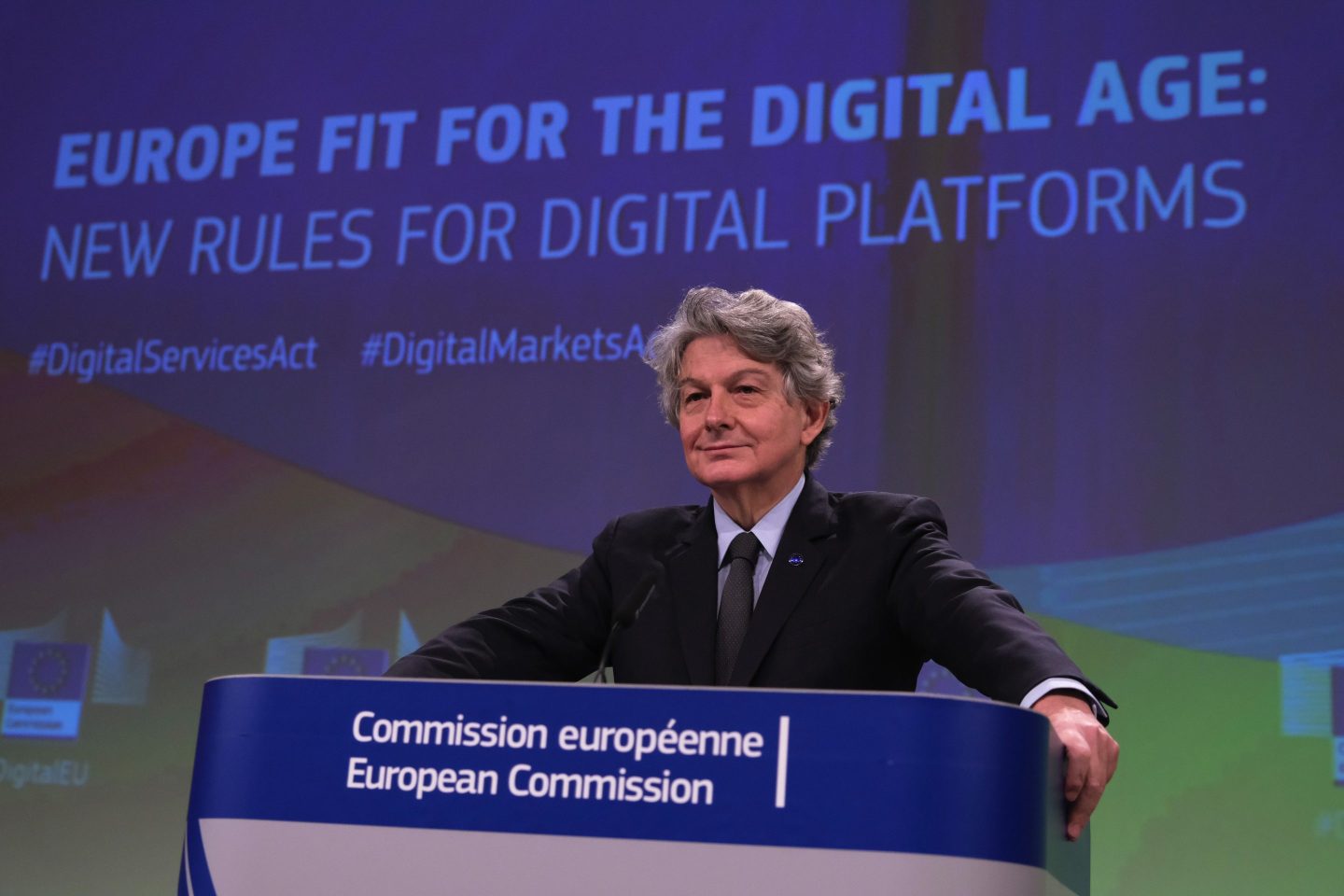 European Commission Competition Commissioner Margrethe Vestager Unveils Digital Markets Act