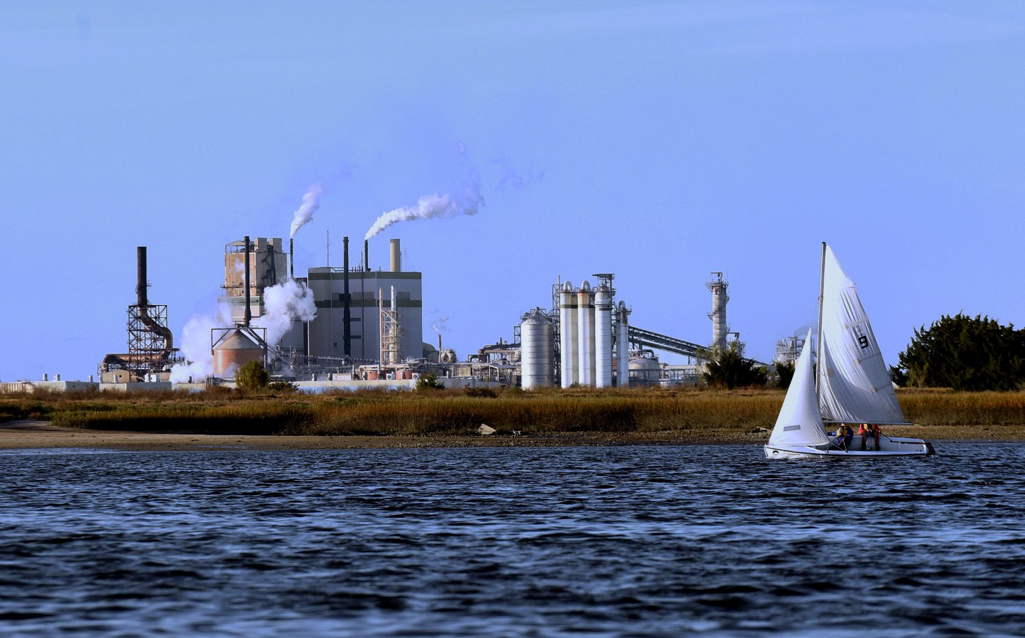 Georgia-Pacific pulp and paper mill on December 14, 2020 in Brunswick, Georgia.