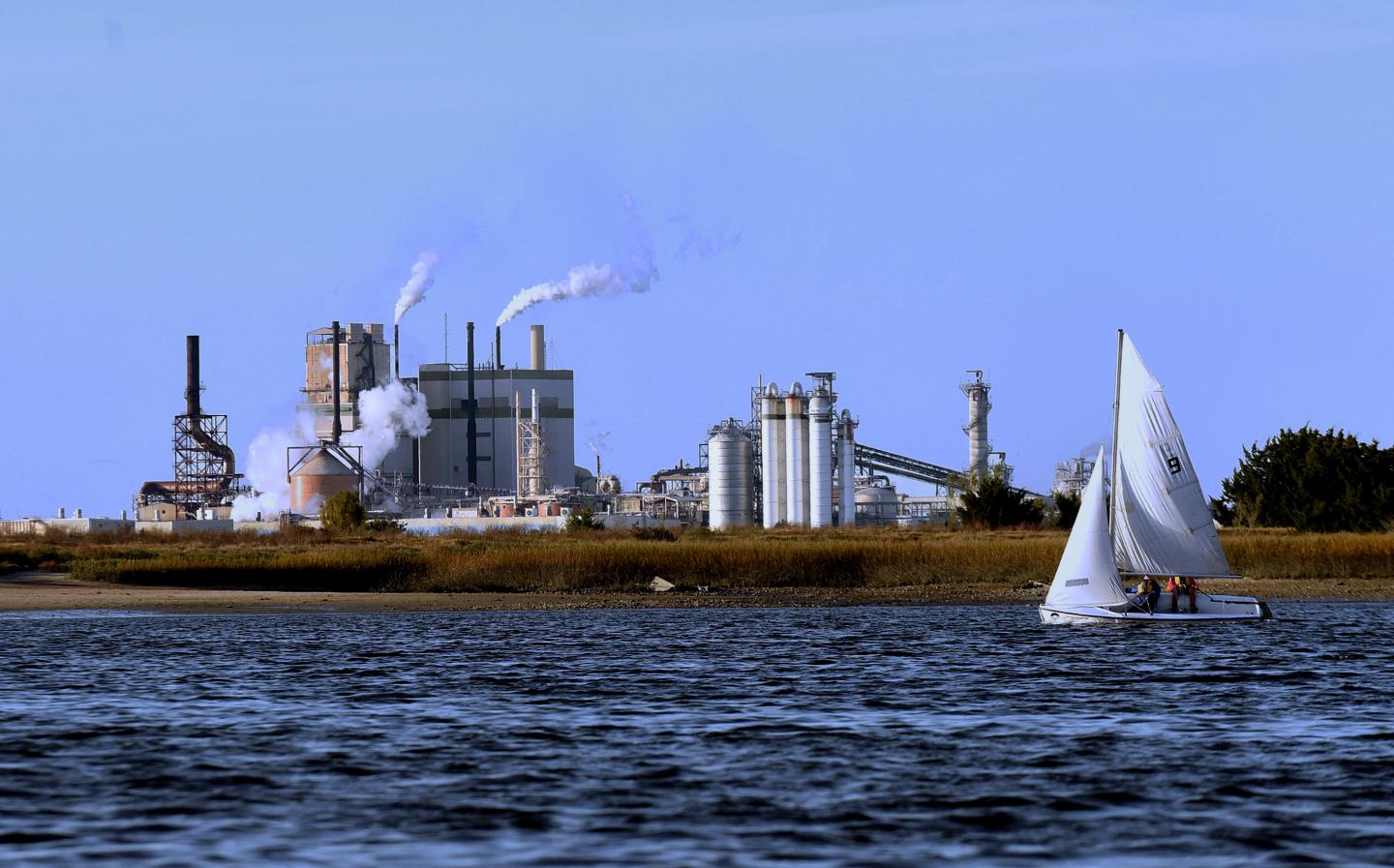 Georgia-Pacific pulp and paper mill on December 14, 2020 in Brunswick, Georgia.