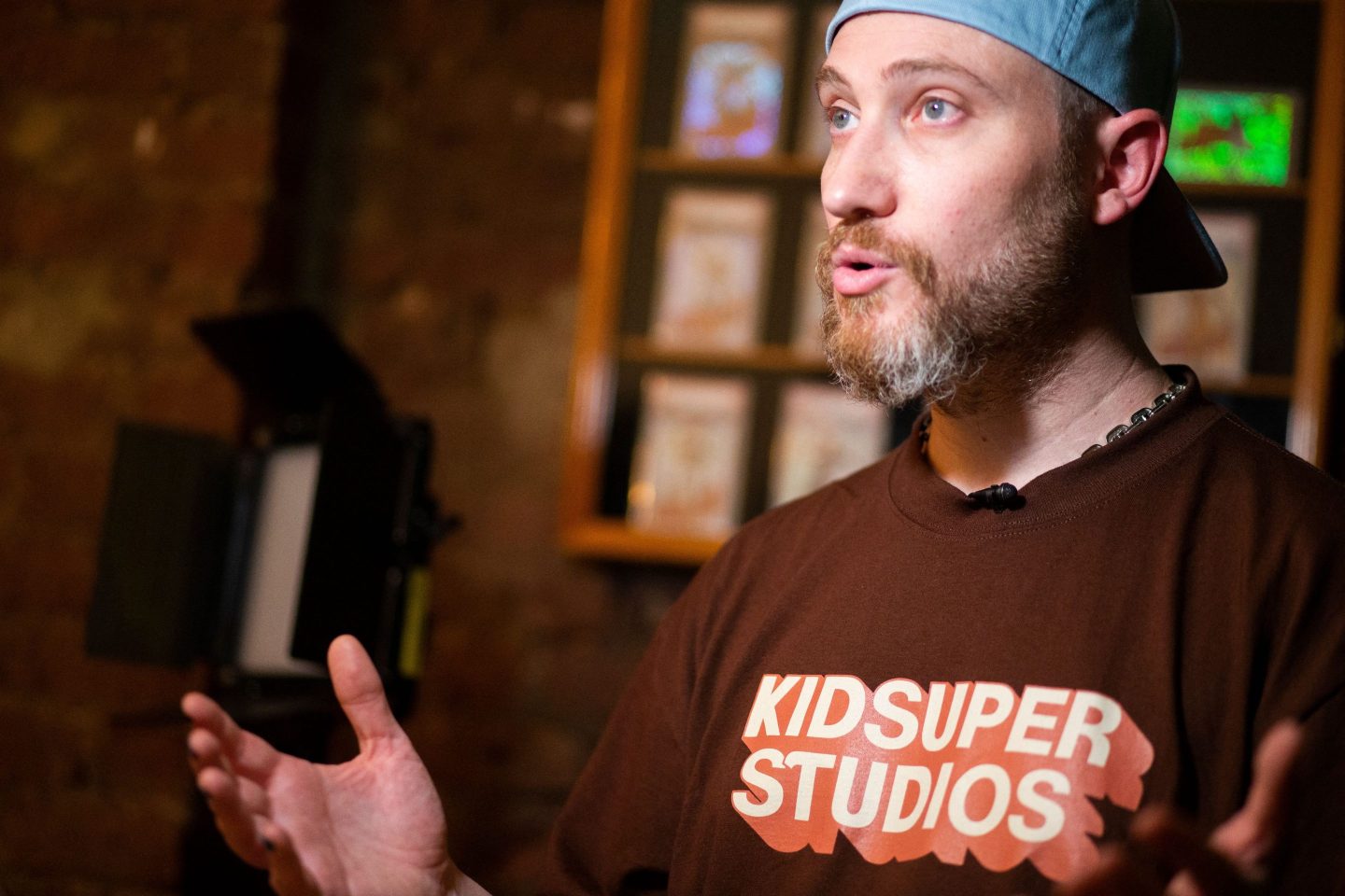 Picture of Josh Luber speaking at an event in New York