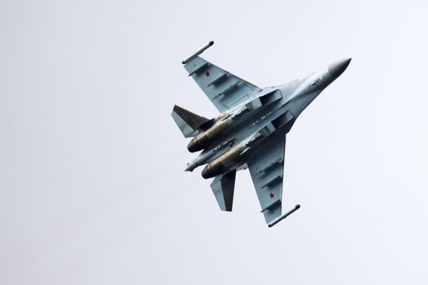 A Russian fighter jet